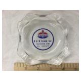 B & H Standard Service, Edgewood IA Adv. Ashtray,