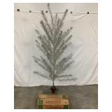 Vintage Aluminum Sparkler Christmas Tree w/
