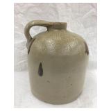 1 Gal. Salt Glazed Stoneware Jug w/ Turkey