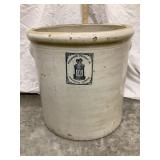 Monmouth Pottery "2 Men in a Crock" 10 Gal.