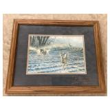 Framed Deer Print by Larry Zach, Personalized