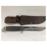 Western Knife w/ Sheath, 5 3/4" Blade
