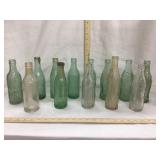 (13) Vintage Iowa Pop Bottles, Some w/  Cracks