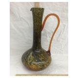 Art Glass Type Pitcher, 12 1/2" T