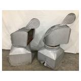 (2) Klauer, Dubuque, Iowa Galvanized Metal Barn