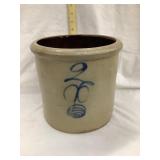 Red Wing/MN. Stoneware 2 Gal. Bottom Marked Salt