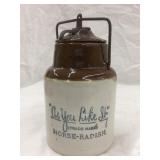 Horse-Radish 4 1/2"T Wire Locking Weir Stoneware