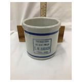 E.W. Radach, Luana Iowa Adv. Red Wing Stoneware