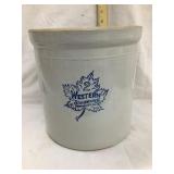 Western Stoneware Co. 2 Gal. Crock w/