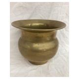 Brass Spittoon, 7"T