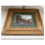 Framed Deer Print, 14 3/4" W x 12 3/4" T
