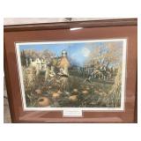 The Pumpkin Patch by James A. Meger Signed &