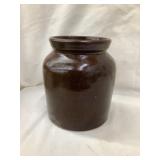 1/2 Gal. Albany Slip Stoneware Storage Jar, 6