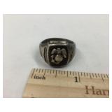 U.S. Marines Corps. Sterling Silver Ring, Size