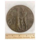 1916 Goodyear Rubber 20th Plantation Metal, 4"