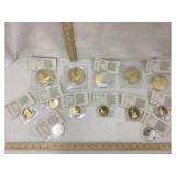 Flat of (13) U.S. Commemorative Coins