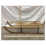 Primitive Dauos Germina Wooden Runner Sled, 39" x