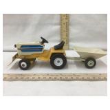 Ertl Cub Cadet Lawn Tractor W/ Blade & Wagon,