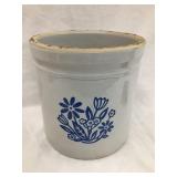 Western Stoneware 1 Gal. Crock w/ Flowers, Base
