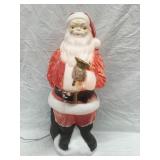 Empire Santa w/ Bell Blow Mold, 20"T, Has Been