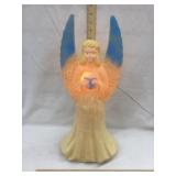 Vintage Lighted Angel Blow Mold, 18" T