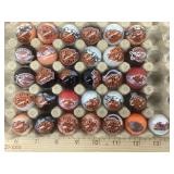(30) Modern Harley Davidson Shooter Marbles, (1)