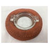 Firestone Adv. Tire Ashtray, 4"Diameter
