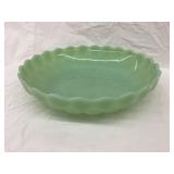 Jadeite Bubble Glass Bowl, 8 1/2"Diameter