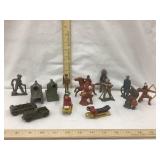 (15) Cast Iron Toys Incl. Native Americans,