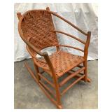 Primitive Old Hickory Painted Rocking Chair, NO