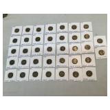 (37) 35% Silver Wartime Nickels