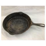 Early Erie No. 8 Cast Iron Skillet, 10