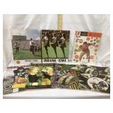 (7) Vintage Iowa Hawkeye Football Programs