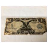 1899 US $1 Silver Certificate w/ "Black Eagle",