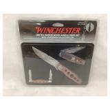 NIB Winchester (3) Wood Handled Knife Set w/