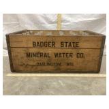 Badger State Mineral Water Wooden Case W/ (23) Nu