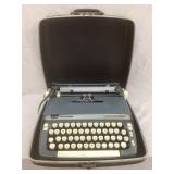 Smith-Corona Vintage Super Sterling Typewriter w/