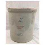 Red Wing Potteries Inc. 2 Gal. Stoneware Crock,
