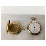 Vintage Elgin Pocket Watch & Quartz(not running)