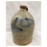 Salt Glazed 1 Gal. Bee Hive Stoneware Jug w/