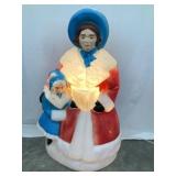 Empire Woman & Girl Blow Mold, Working, Some