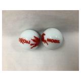 (2) Exxon Mobil Shooter Marbles