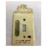 N & S Mobil Service, Elkader, Iowa Adv. Plastic