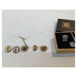 (6) Vintage Pins incl. Rath & GM, Gold Filled