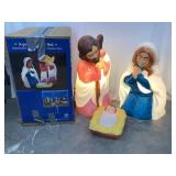 General Foam Plastics Three Piece Nativity Set w/