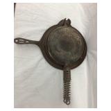 Griswold No. 8 Cast Iron Waffle Maker, 15"L, 17"T