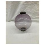 Light Purple Glass Lightning Rod Globe, 5"T, End
