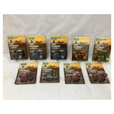 (9) Ertl Farm Machinery of the World 1/64 Scale