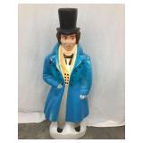 Empire Man Blow Mold, Missing Some Buttons,