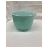 Glasbake Sunbeam Turquoise Mixing Bowl, 4 3/4"T,